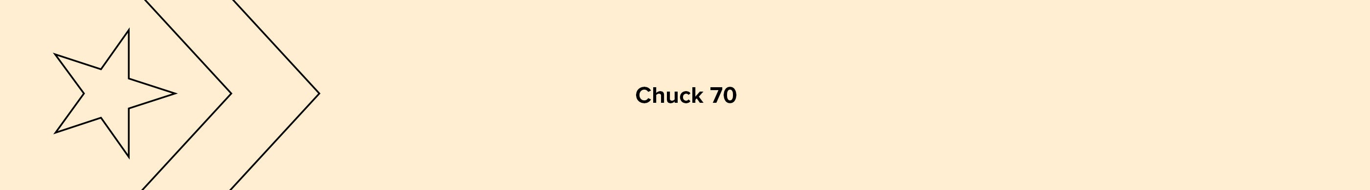Chuck 70 Shoe Collection