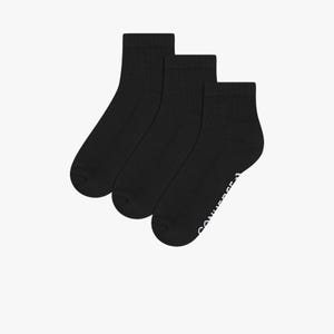 3 Packs Wordmark Quarter Socks